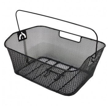 Koszyk HT-017 Tył;Stal;n/Bagażnik;Czarny
