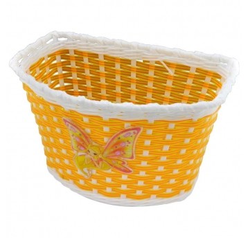 Koszyk KP175040 Przód;PVC;n/Kier.;Dziec.;ŻÓŁTY
