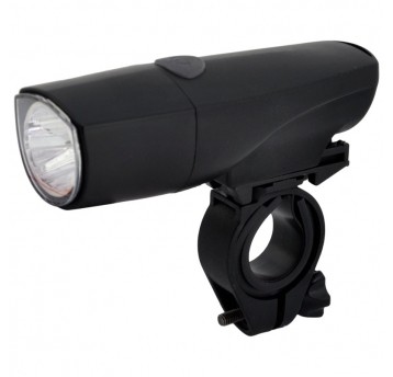 Lampa przód JY577-1 1W LED;PCV;n/Baterie;CZARNA