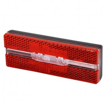 Lampa tył JY-6500 2xLED;n/Baterie.;n/Bagażnik