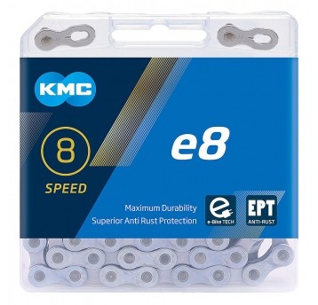 Łańcuch KMC e8 1/2"x3/32";122og.;8b;EPT;BOX
