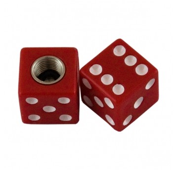 Nakrętka zaworu dętki NZ-V11 PVC/Alu;Kostka;BIAŁA