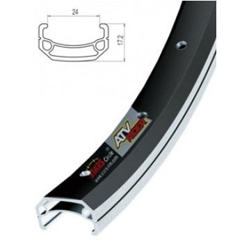Obręcz Alu 20" J24SG 24x17.2mm;48H;CZ