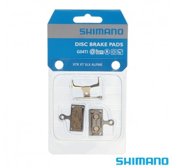 Okładziny ham.tarcz. SHIMANO G04TI Metaliczne