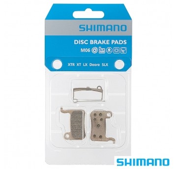 Okładziny ham.tarcz. SHIMANO M06 Metaliczne