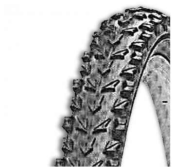 Opona H-523 26"x2.10 (54-559);MTB;Czarna