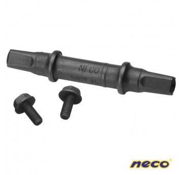 Oś mech.korb. OSS-3L CrMo;KW;Śruba;L:116mm