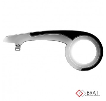 Osłona łańc. BRT-JAGUAR PC/ABS;38T;Czarna/Przeźr.