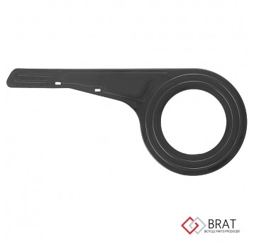 Osłona łańc. BRT-TURING PVC;48T;Dług.520mm;Czarna