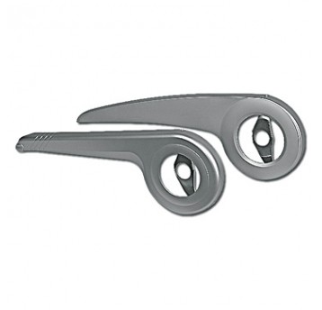 Osłona łańc. SP-38C-1 PCV;38T;Otw.100mm;SREBRNA