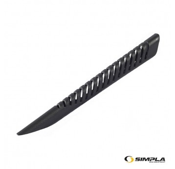 Osłona rury łańc. SHARK FIN PRO Elastomer;CZARNA