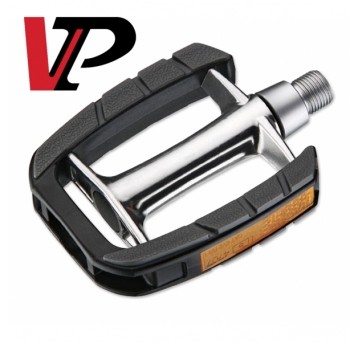 Pedał VP-613 Alu/PCV;9/16";KK;Antypoślizg;SR/CZ