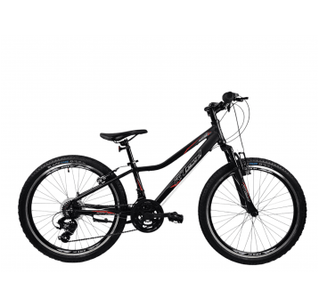 Rower 24" ASTIN Alu;3x7s;VB CZ/RD