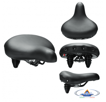 Siodło 1605 NEVADA 270x245mm;Sprężyny;Czarne