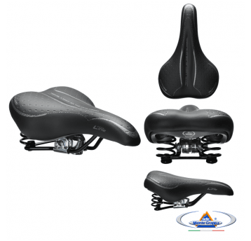 Siodło 1900 FUTURE Męskie;275x170mm;Sprężyny;Czarne