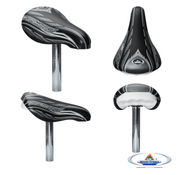 Siodło 450 OK GO Dziec.;210x120mm;Wsp.22mm;Czarno/Szare