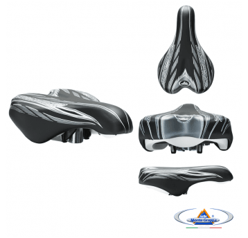 Siodło 996 OK GO Dziec.;220x145mm;Jarzmo;Czarno/Szare