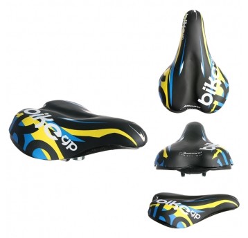 Siodło BIKE GP Dziec.;CZ/YE/NIEBIESKIE