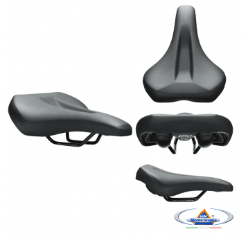 Siodło BMG S014 APNEA 265x190mm;Czarne