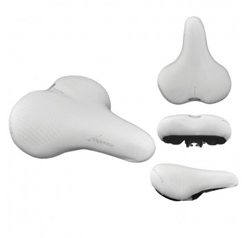 Siodło LEGGERA City;235x215mm;Antykompresja;WH