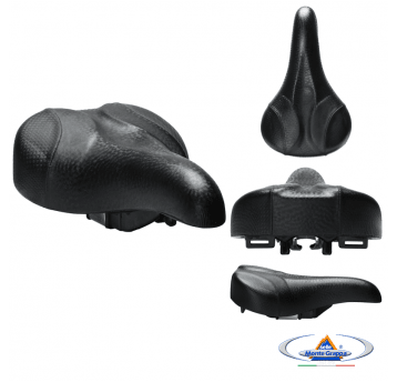 Siodło SMG-135 Dziec.;245x145mm;Jarzmo;Czarne