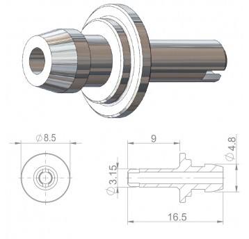 Śruba d/odpow. HBP40 Nierdz;3.15mm;d/Formula