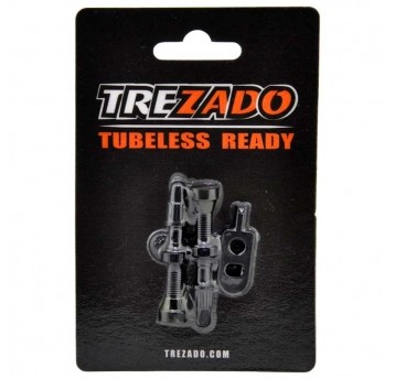 Zawór TREZADO Presta 34mm d/Tubeless;2szt;CZ