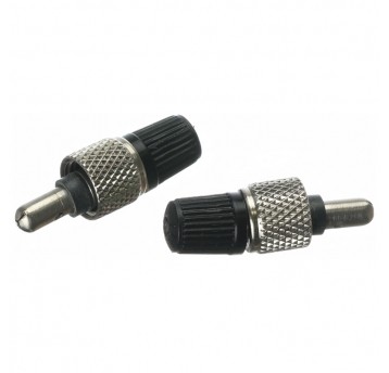 Zaworek dętki ZA008 Dunlop;Kapturek;Nakrętka;50szt