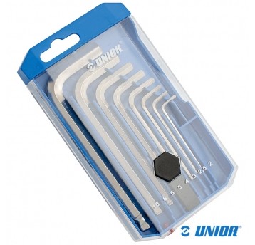Zestaw kluczy imb. UNR-220/3SPB1 w/Pudełku;Kulkowe