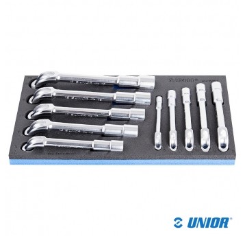 Zestaw kluczy nasad. UNR-964/18ASOS kąt.;n/wkładce