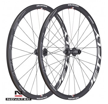 Zestaw kół Novatec JETFLY DISC-CL U4.0 Szosa