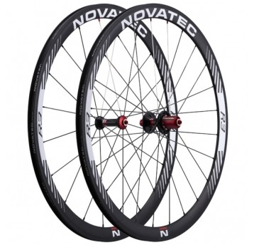 Zestaw kół Novatec R3-T 28" CARBON;Szytka;QR;Szosa