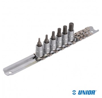 Zestaw nasadek UNR-187HHXP6 1/4";Imbusy;6szt