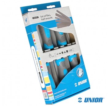 Zestaw pilników UNR-762/5 1/2S 5szt